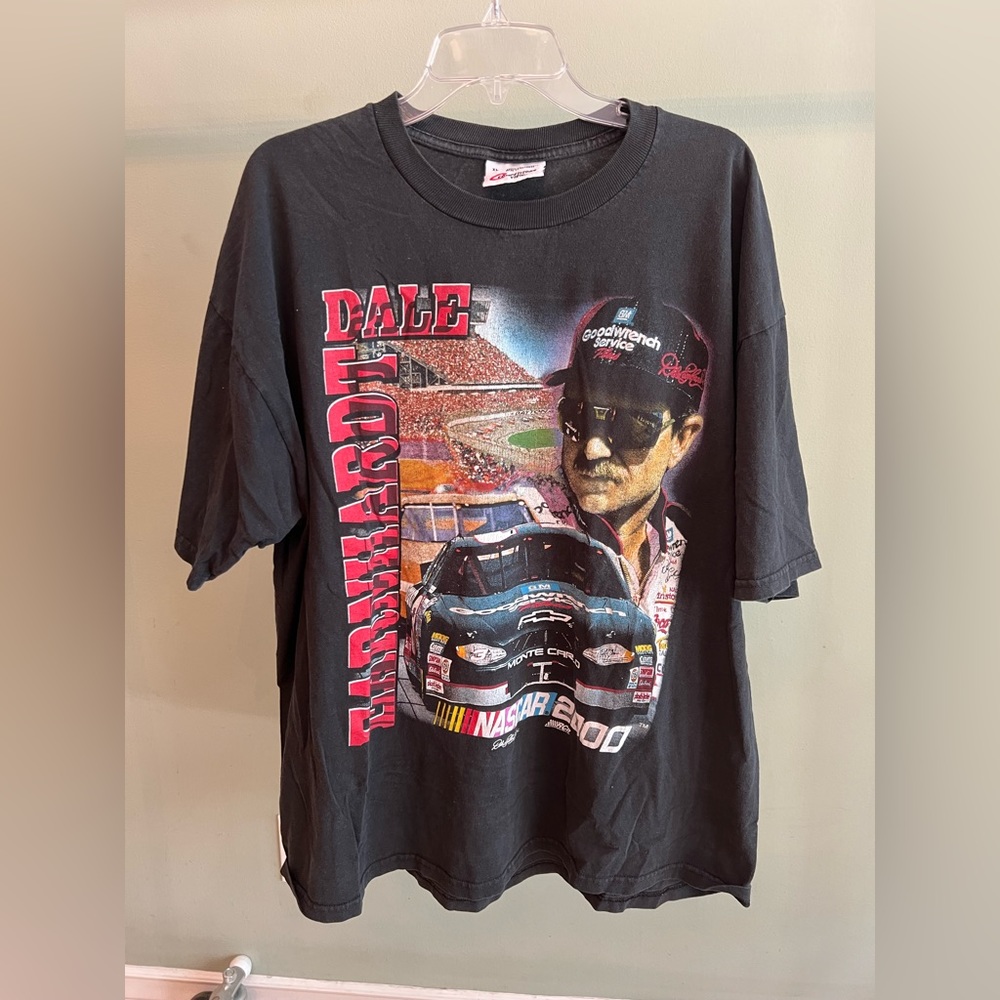 Dale Earnhardt NASCAR Racing Graphic Tee Shirt T-Shirt XL